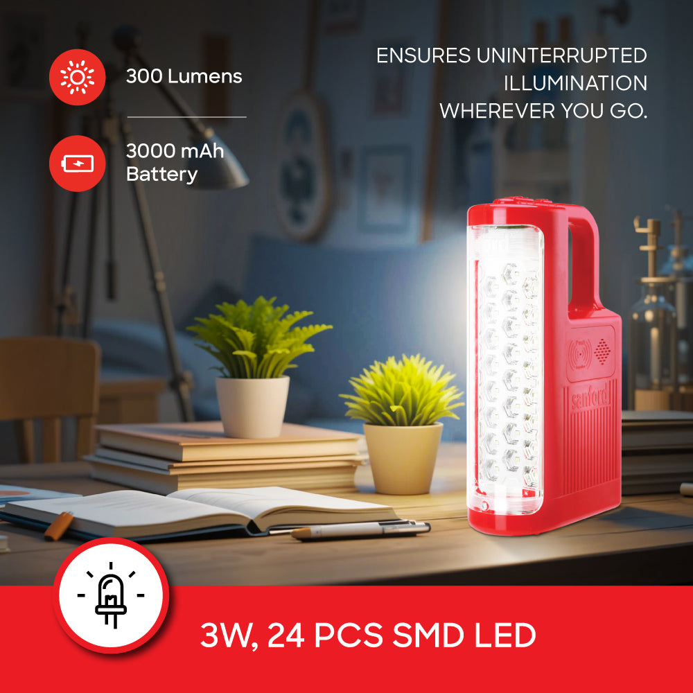 Sanford 2-in-1 Emergency LED Light with Ultrasonic Pest Repeller | SF4302EL - buysanford