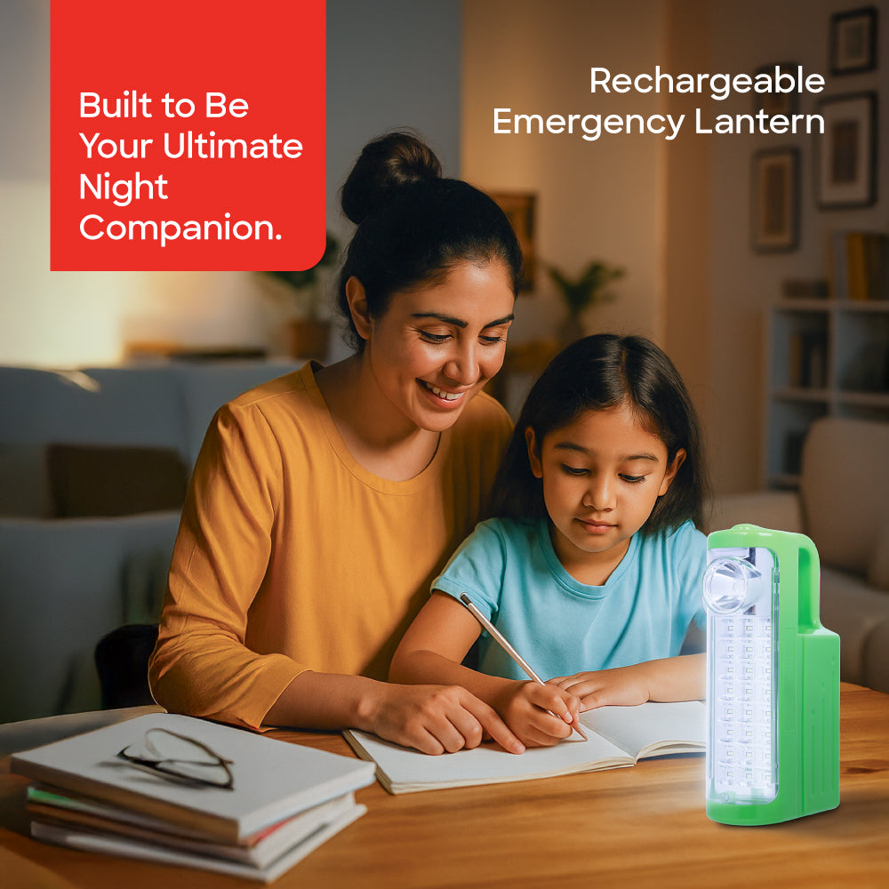 Sanford Rechargeable 6W Emergency Lantern with 24 SMD LED and 3W Torch 15Hours Runtime | SF4320EL C