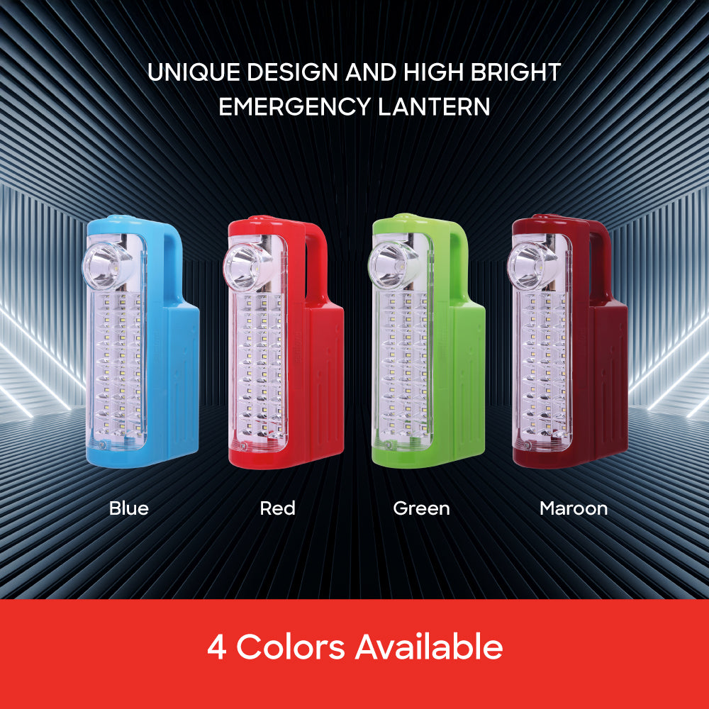 Sanford Rechargeable 6W Emergency Lantern with 24 SMD LED and 3W Torch 15Hours Runtime | SF4320EL C - buysanford