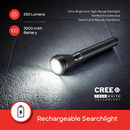 SANFORD RECHARGEABLE LED Flashlight 2SC BATTERY - buysanford