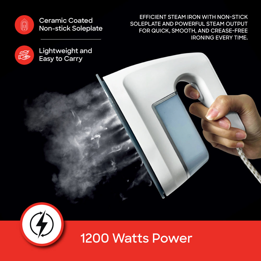 Sanford 1200W Multifunctional Steam Iron with Ceramic Non-Stick Soleplate | SF43SI - buysanford