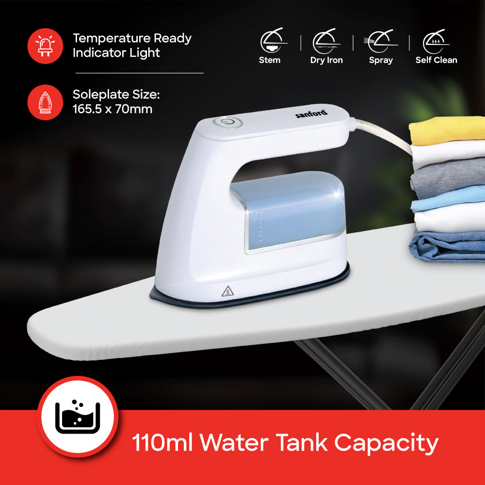 Sanford 1200W Multifunctional Steam Iron with Ceramic Non-Stick Soleplate | SF43SI - buysanford
