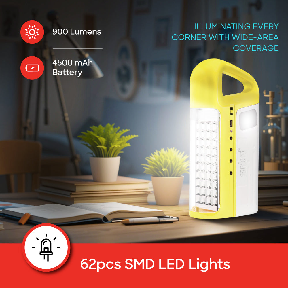 Sanford Rechargeable Lantern with Solar Panel, USB and 80 LEDs | SF455ELC - buysanford