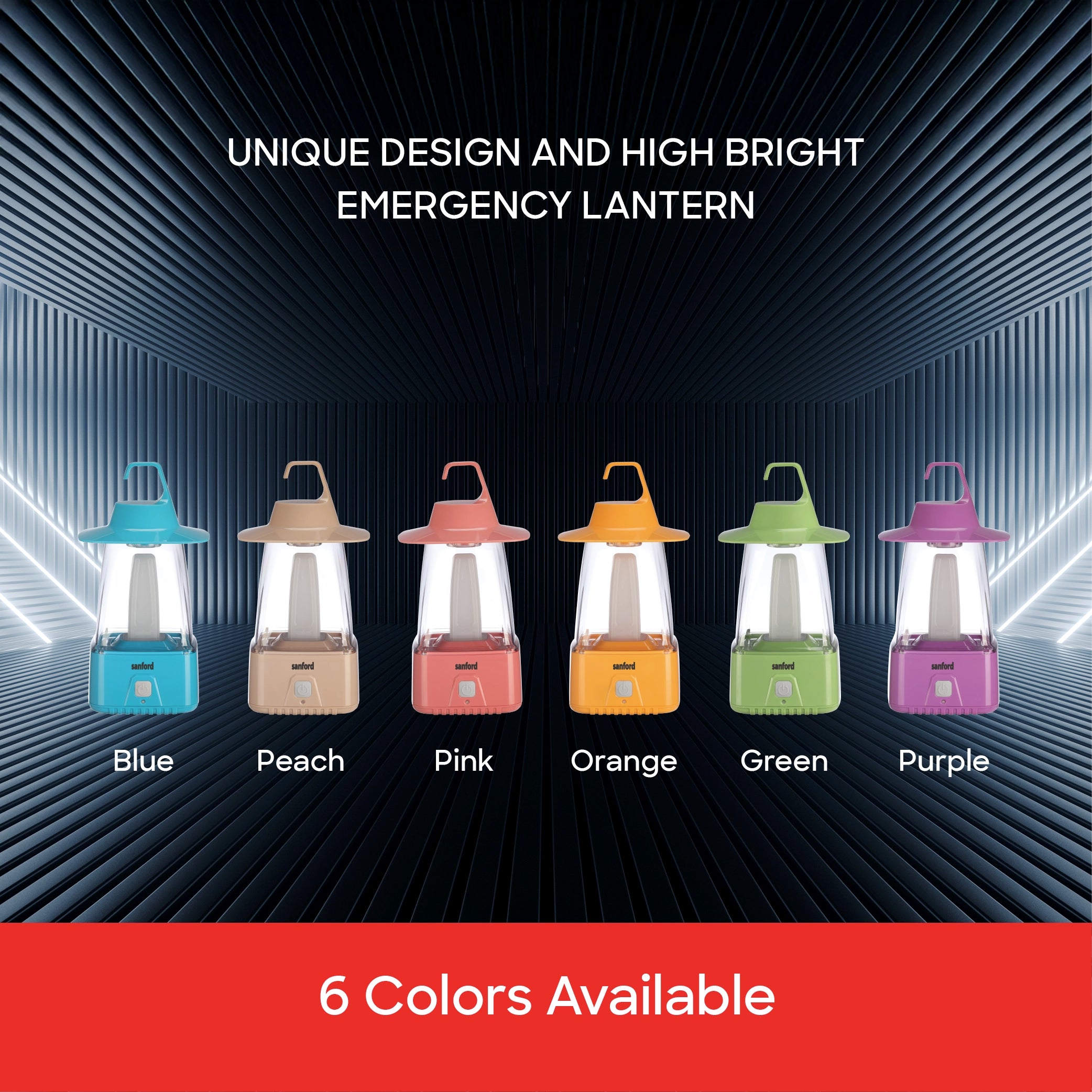 Shop Sanford 8W Rechargeable LED Lantern with 3 Modes and 65 Hour