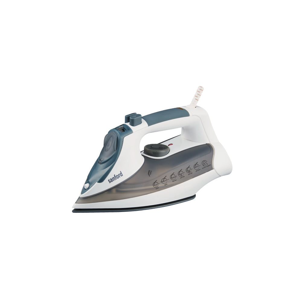 Sanford 2200 Watts Power Ceramic Coated Steam Iron with Anti-Drip and Self-Cleaning |SF45CI - SANFORD MIDDLE EAST DWC L.L.C
