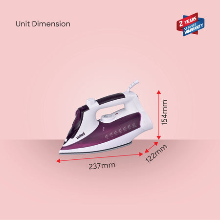 3000W steam iron adjustable thermostat multi function sanford 6