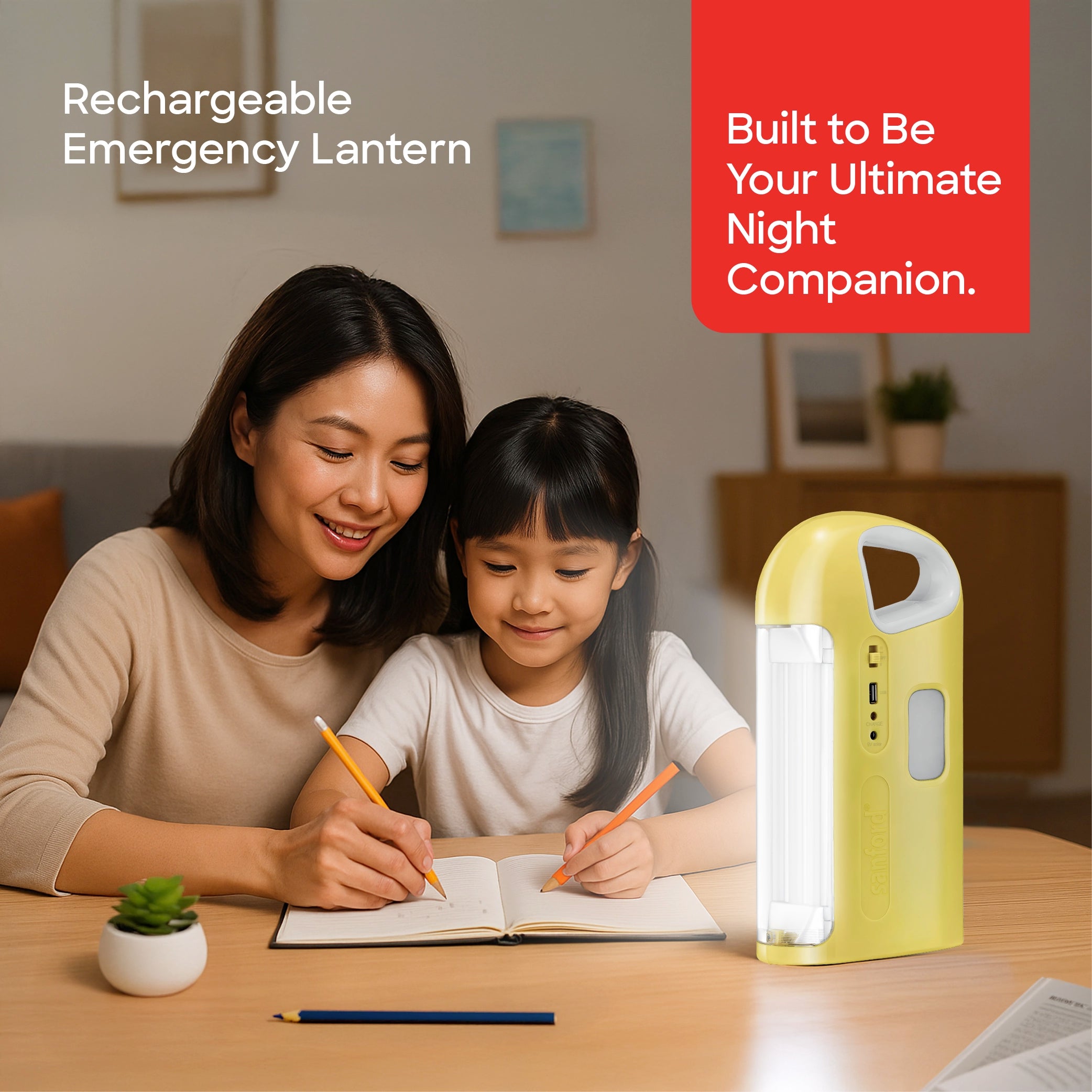 rechargeable led lantern 90 leds 100 hour runtime emergency sanford 2