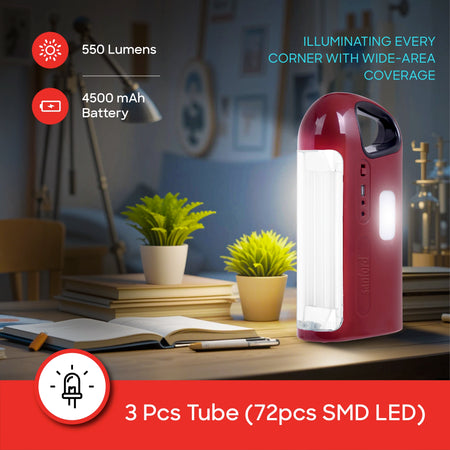 rechargeable led lantern 90 leds 100 hour runtime emergency sanford 3