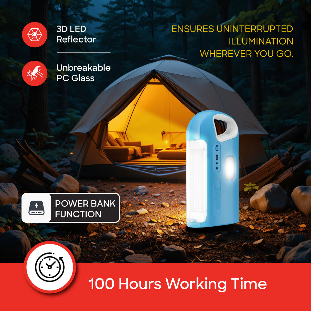 Sanford Rechargeable LED Lantern with 90 LEDs and 100 Hour Runtime | SF465EL - buysanford