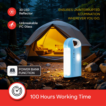 rechargeable led lantern 90 leds 100 hour runtime emergency sanford 4