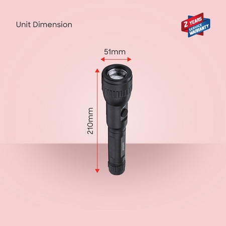 Sanford Glass Breaker Series 15W LED Flashlight with 2000M Range and 10 Hour Runtime | SF4666SL - buysanford