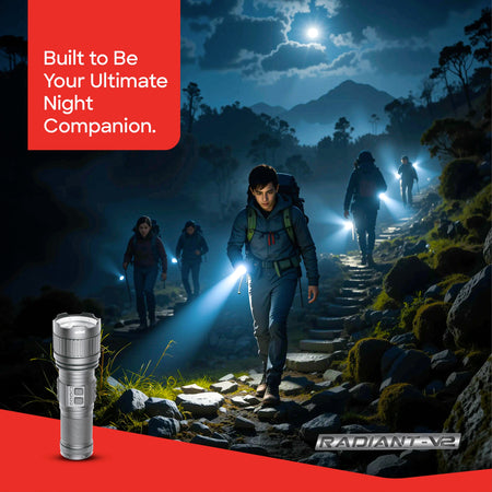 radiant series 60W searchlight 2600m range usb charging sanford 2