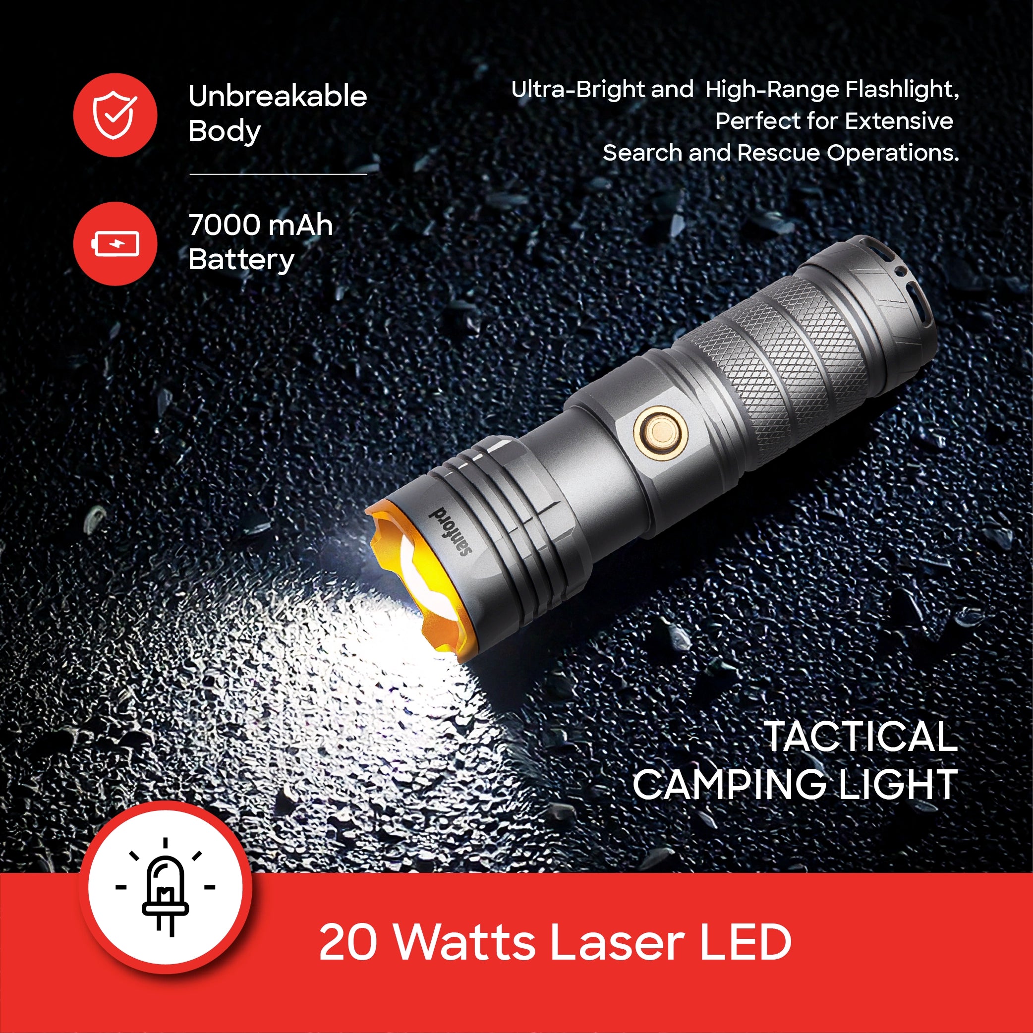 Shop Sanford RADIANT Series Zoom Searchlight | SF4676SL in UAE
