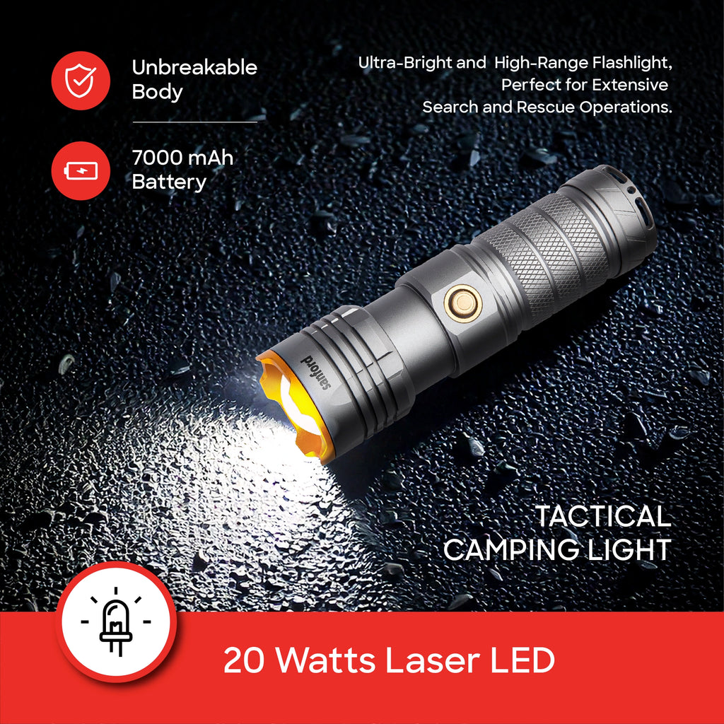 Shop Sanford Radiant Tactical Rechargeable LED Search Light With