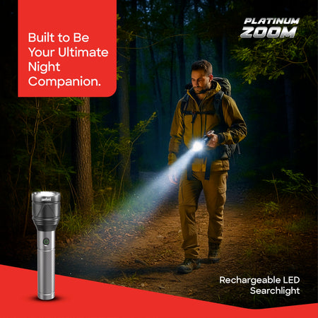 rechargeable flashlight torch zoom 4 mode laser led 40W 3000 lumens sanford 2