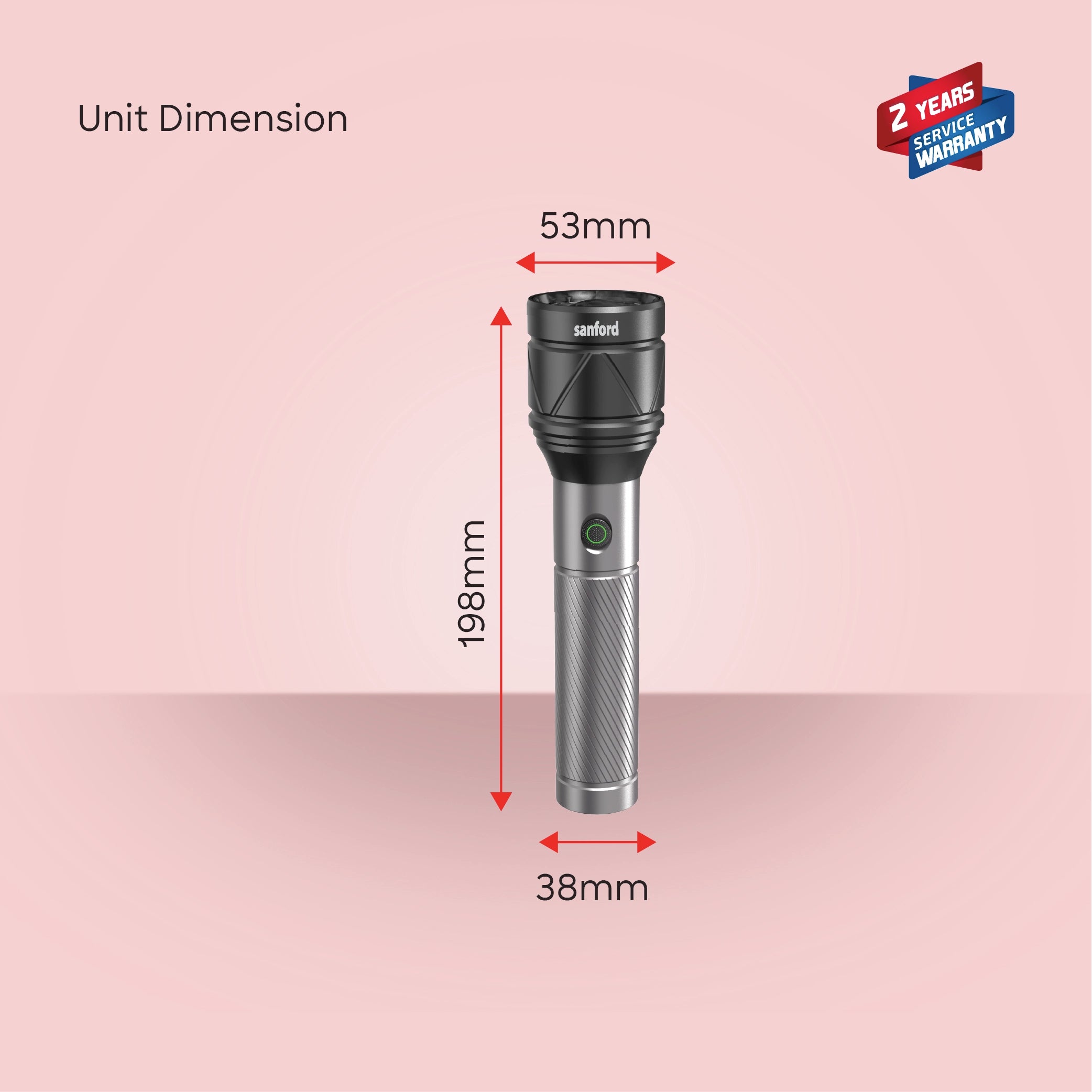 rechargeable flashlight torch zoom 4 mode laser led 40W 3000 lumens sanford 8