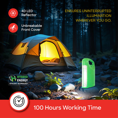 3W emergency lantern 15 leds 100 hour runtime rechargeable sanford 4