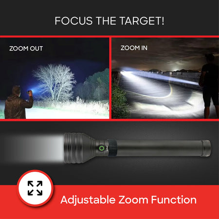 navy zoom rechargeable searchlight 3200m long range sanford 4