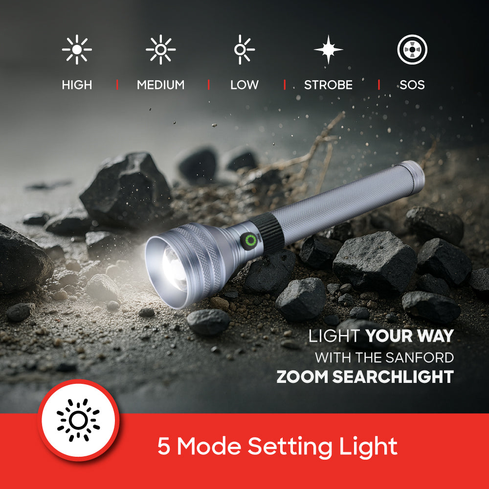 Sanford Rechargeable LED Search Light 2pcs Combo | SF4701SLC - buysanford