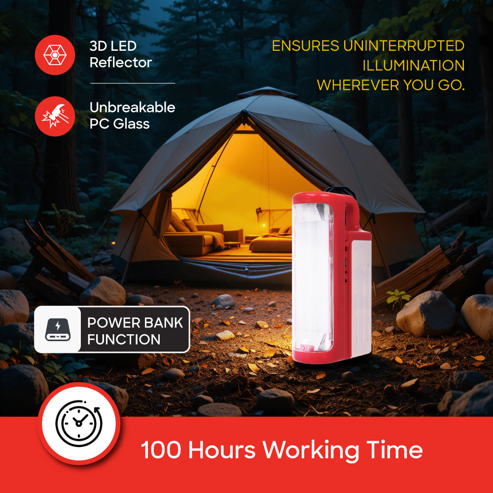 Sanford 2 in 1 LED Lantern with Solar Charging and 100Hour Runtime | SF4732EL B - buysanford