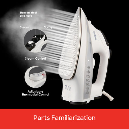 Sanford 2200W Steam Iron with Burst Steam and Spray Function | SF47SI - buysanford