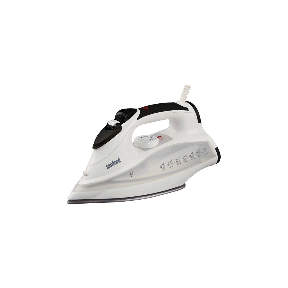 Sanford 2200 Watts Power Ceramic Coated Steam Iron with Anti-Drip and Self-Cleaning |SF47SI - SANFORD MIDDLE EAST DWC L.L.C