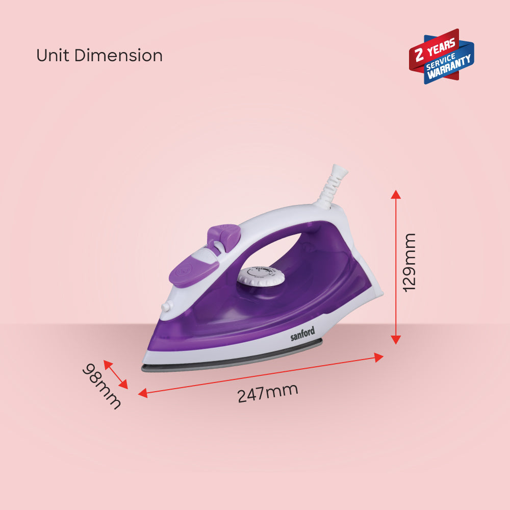 Sanford 2200W Steam Iron with Ceramic Coating and Self Cleaning | SF48SI - buysanford