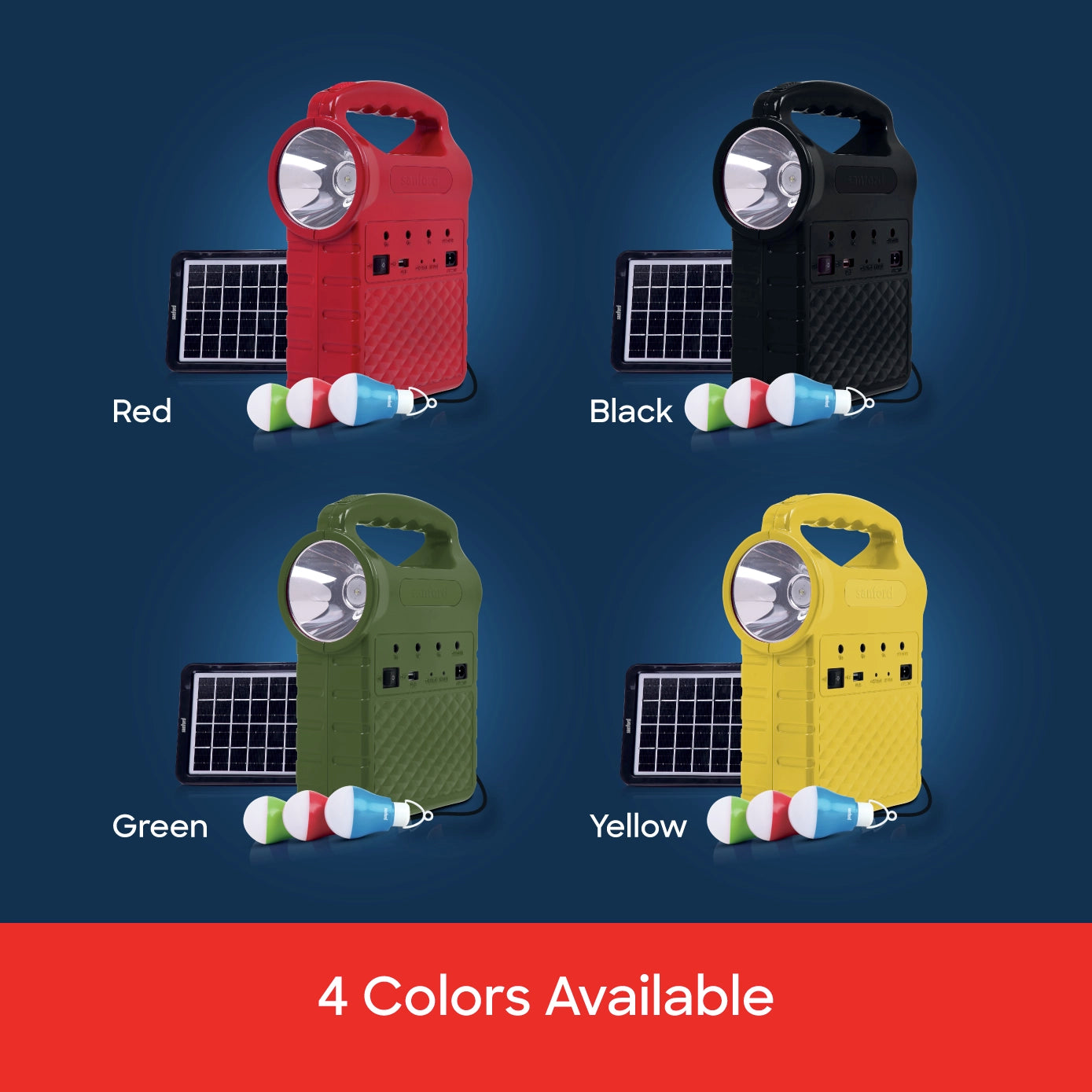 rechargeable power station 5 in 1 solar panel usb sanford 5