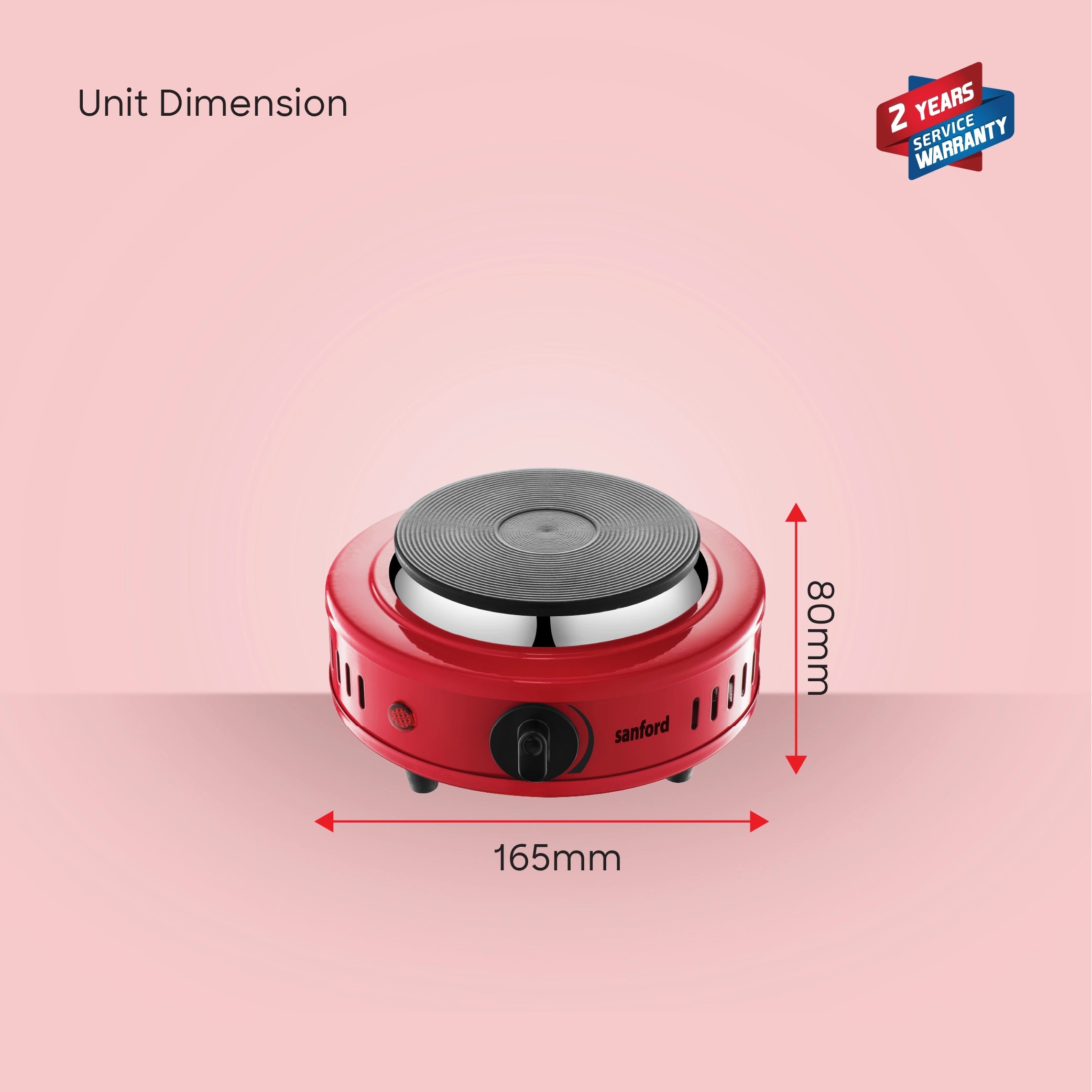 single hot plate 500W adjustable temperature control sanford 6