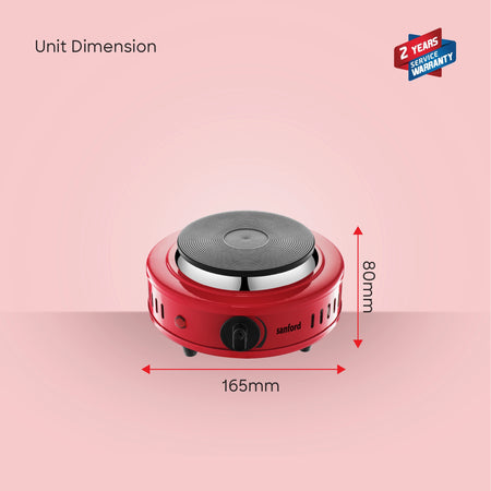 single hot plate 500W adjustable temperature control sanford 6