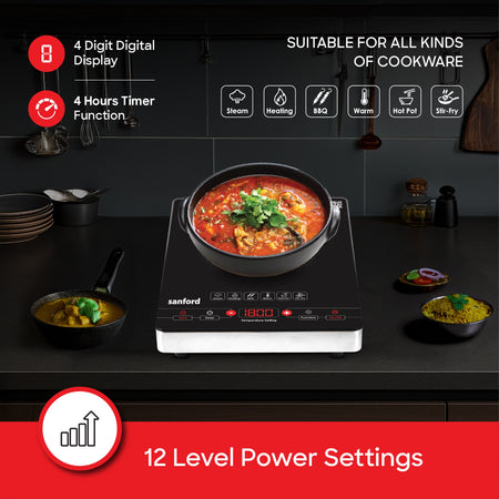 infrared cooker 2200W touch control 6 preset cooking modes sanford 3