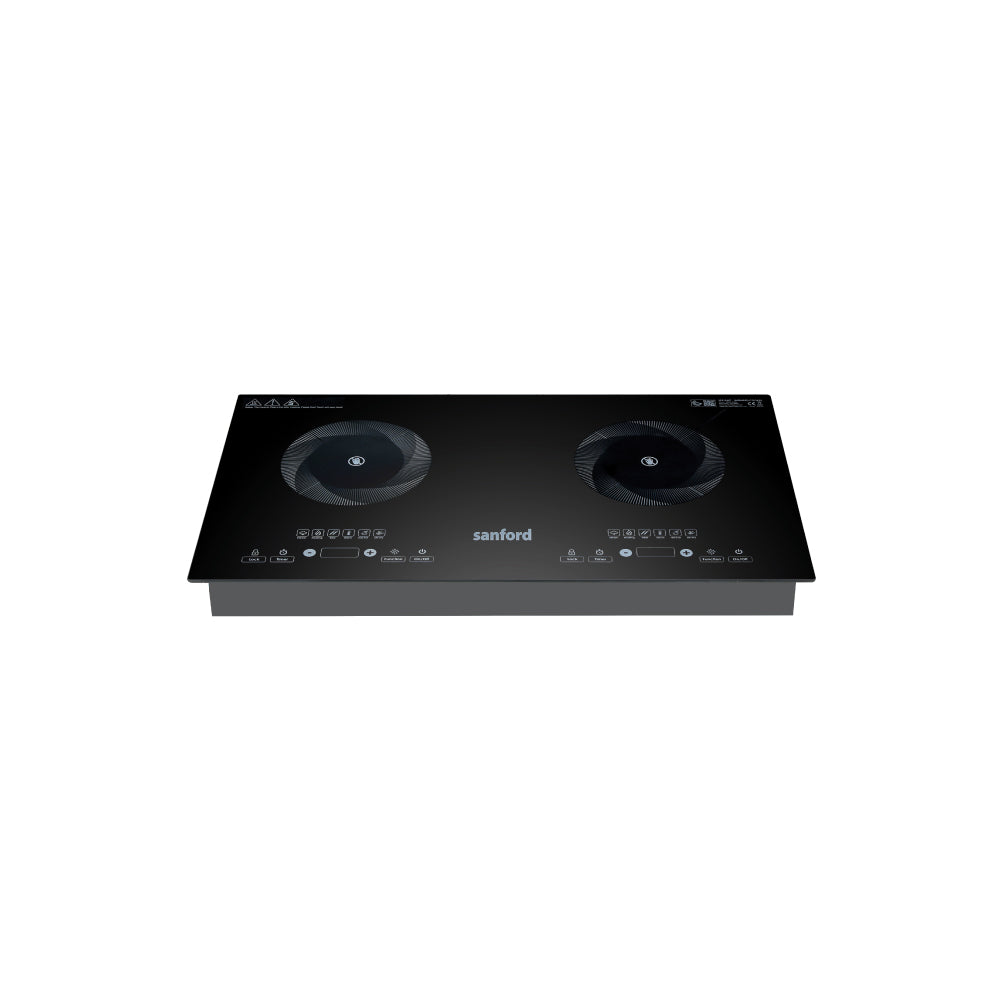 Sanford 2 in 1 Double Burner Infrared Cooker 2800W with BBQ Grill and Timer | SF5194IC - buysanford