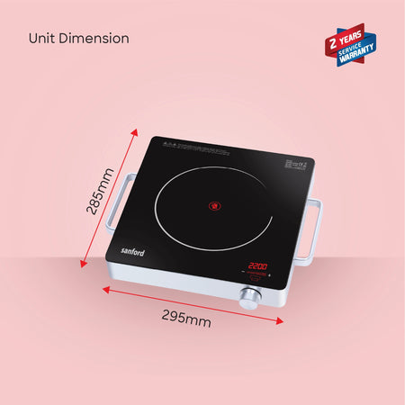 single burner infrared cooker 2200W timer function sanford 6