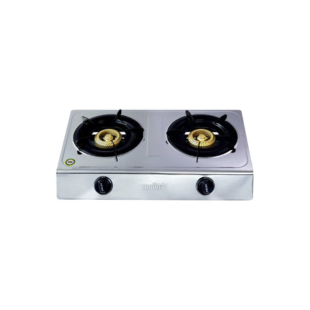 stainless steel gas stove 2 burner durable sanford 1