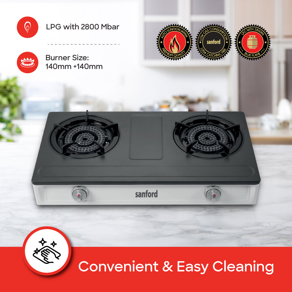 Sanford Double Burner Gas Stove | SF5231GC - buysanford