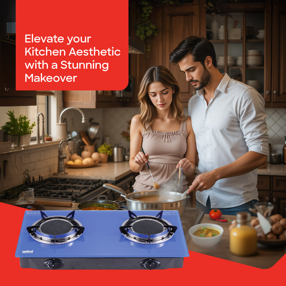 Sanford Double Burner Infrared Glass Stove | SF5351IGC - buysanford