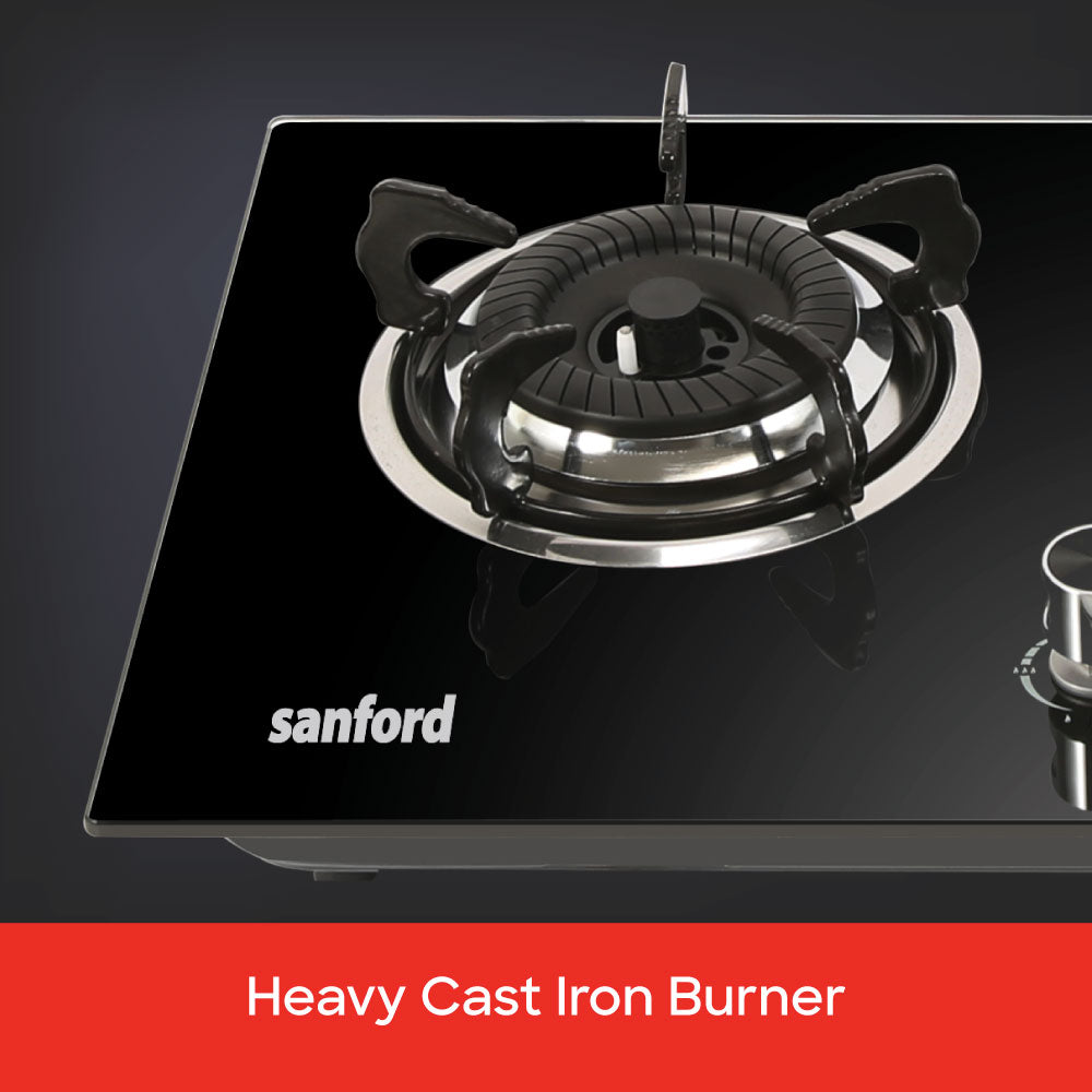 Sanford 3 Burner Glass Top Gas Hob | SF5403GC - buysanford