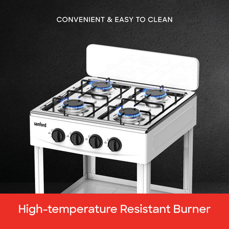 Sanford Four Burner Stainless Steel Gas Stove With Stand| SF5460GC - buysanford