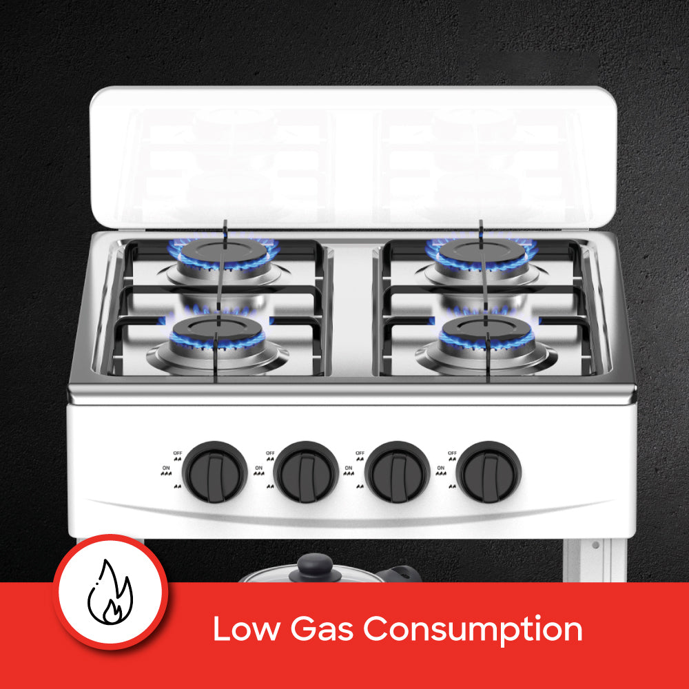 Sanford Four Burner Gas Stove with Cabinet Stand & SS Top Panel - buysanford