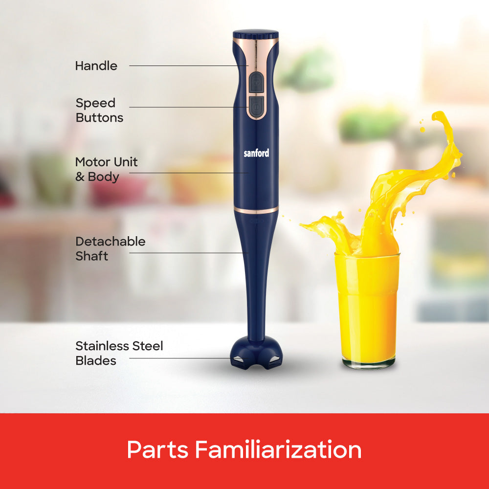 Sanford 2-Speed Hand Blender with Full Copper Motor & Stainless Steel Blades - buysanford