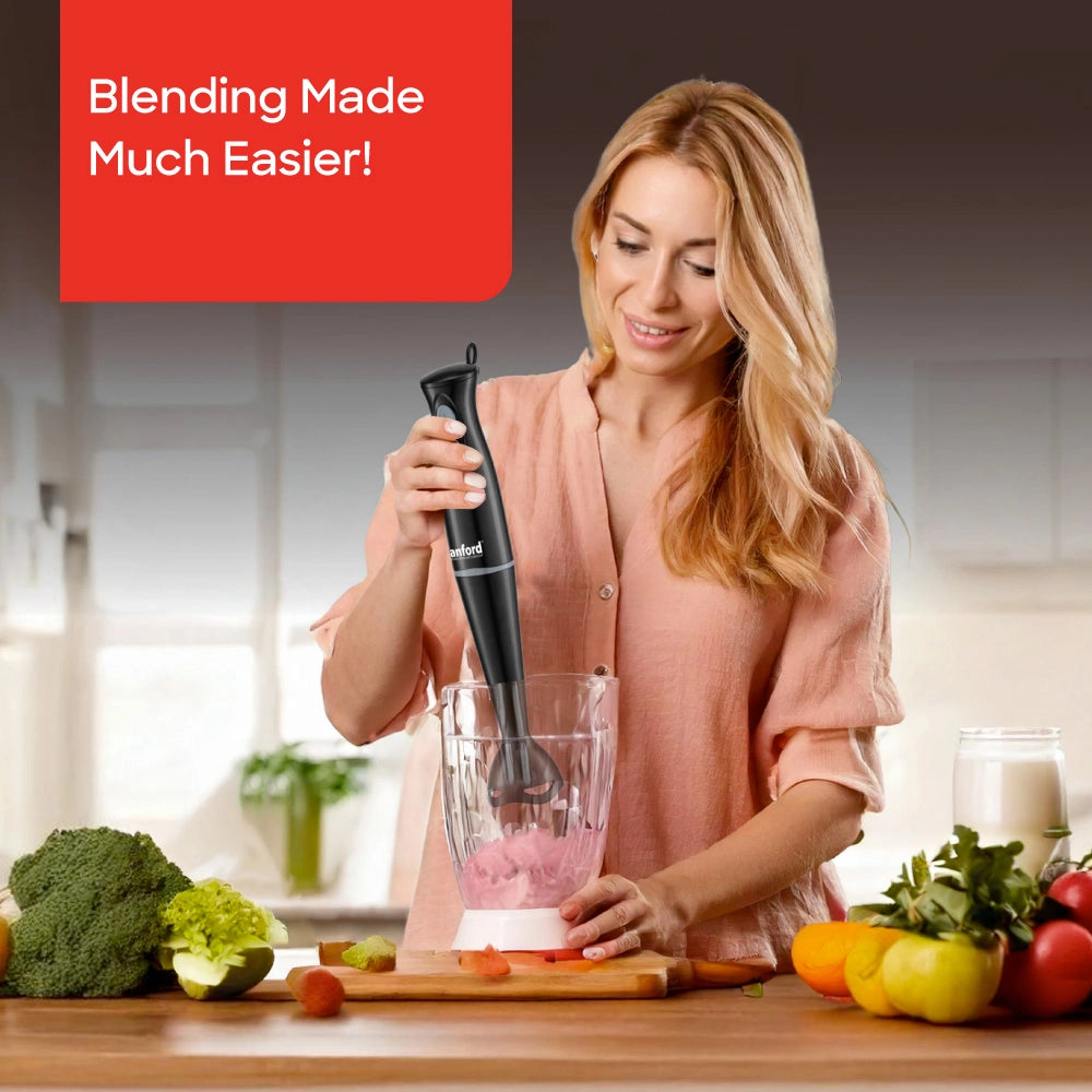 hand blender 2 speed control stainless steel blade sanford 2