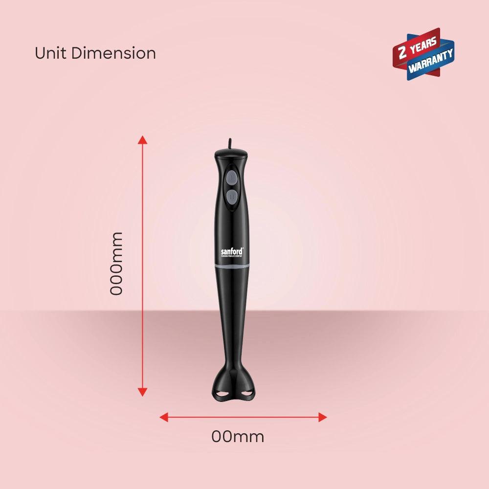 hand blender 2 speed control stainless steel blade sanford 7