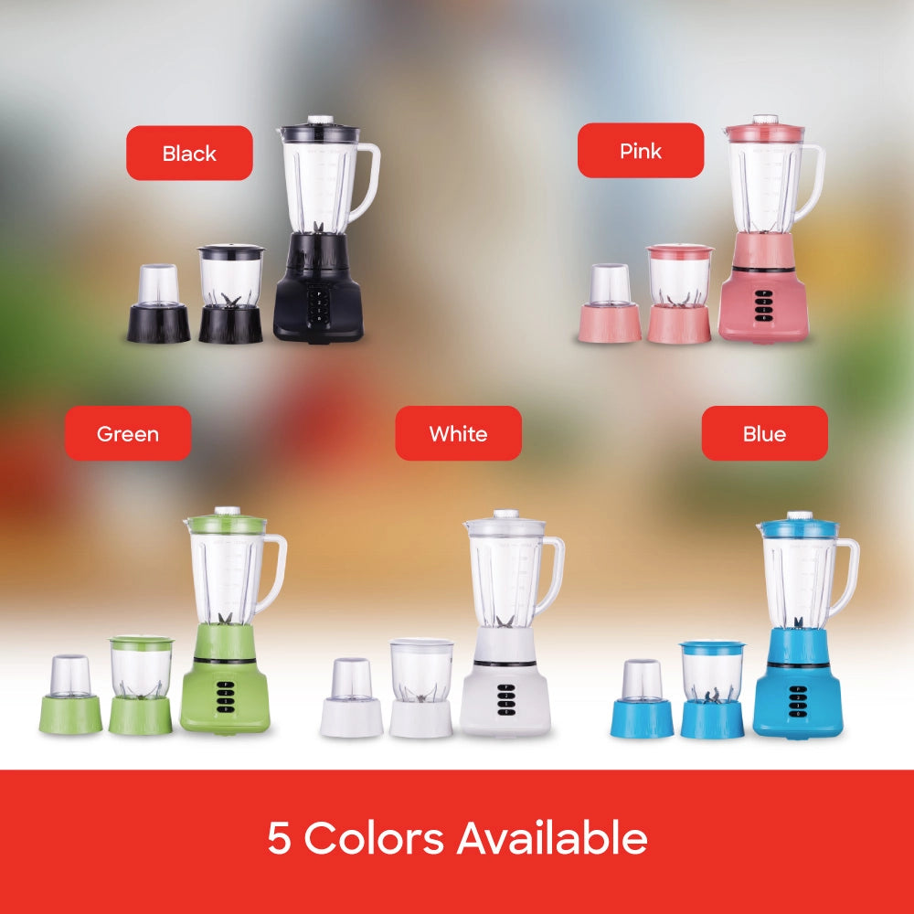 3 in 1 blender mincer mill 1600ml jar stainless steel blades sanford 6