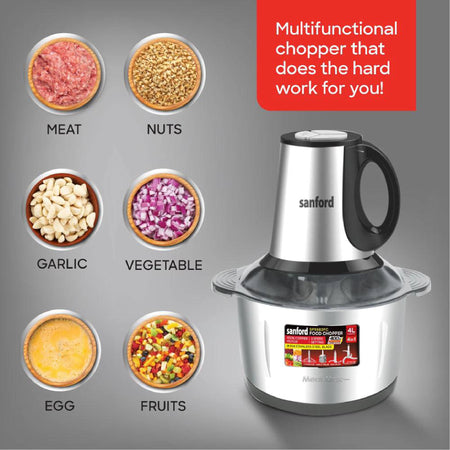multifunction heavy duty food chopper 4L sanford 4