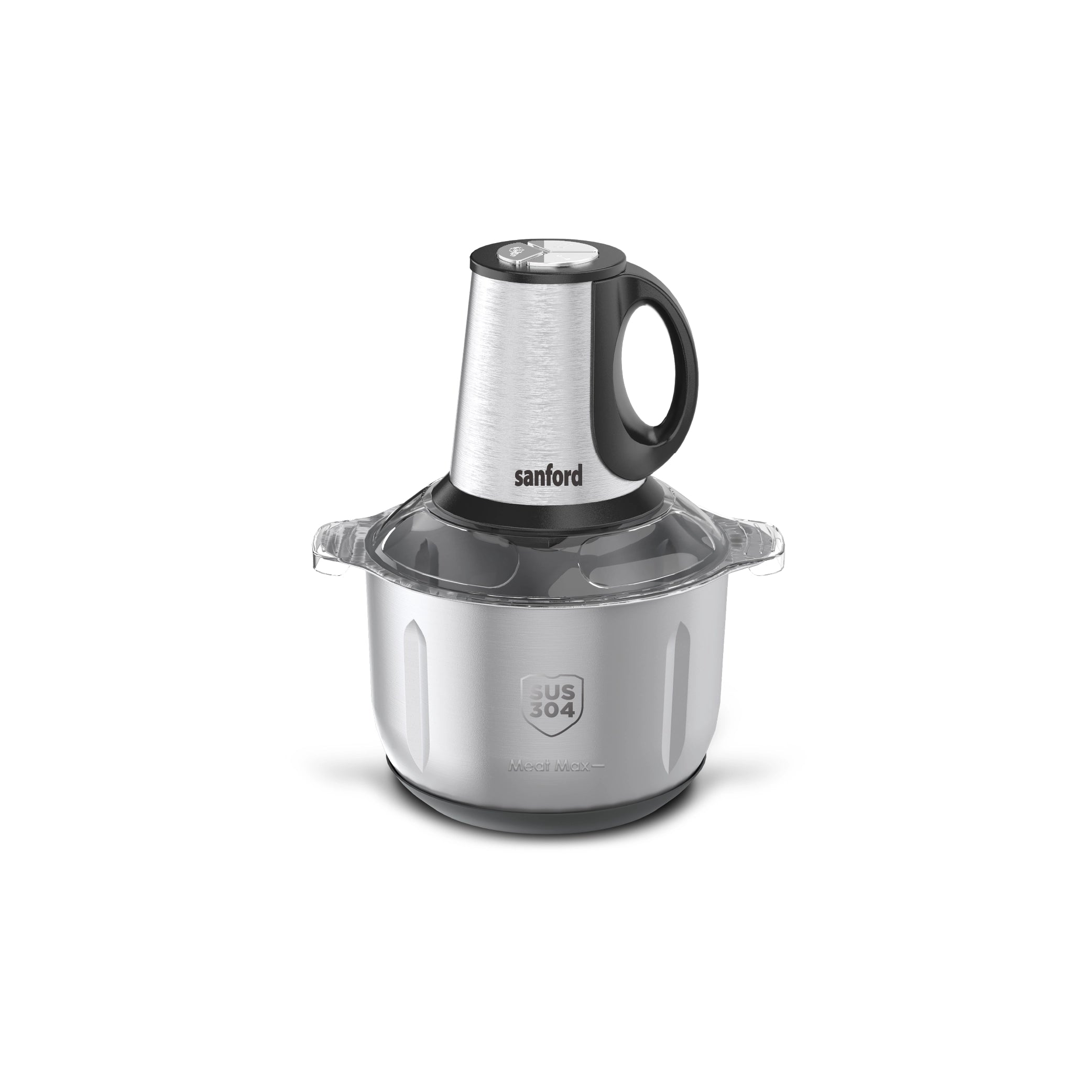 600W food chopper 3L glass 4L stainless steel bowl dual blades sanford 1