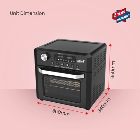 air fryer oven 18L 12 cooking functions 1500W sanford 6