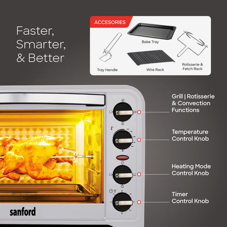 Sanford 48L Electric Oven with Rotisserie | SF5620EO - SANFORD MIDDLE EAST DWC L.L.C