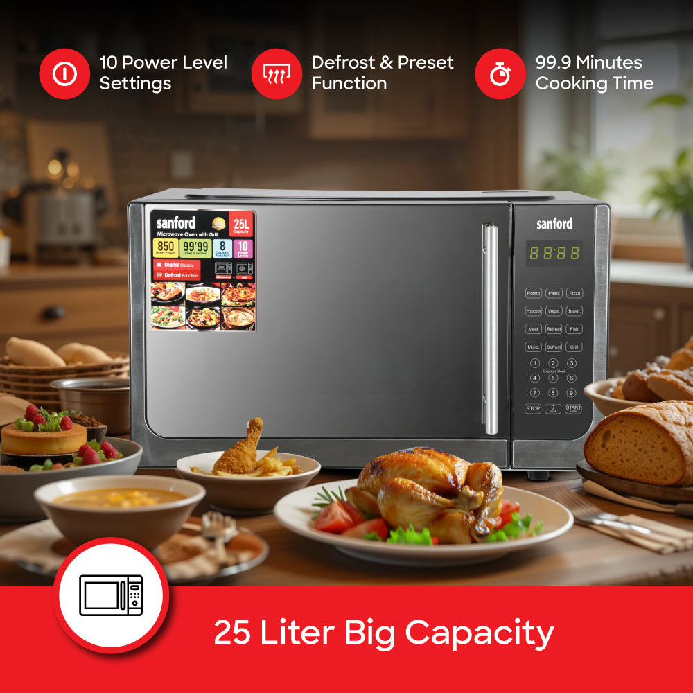 Sanford 25L Digital Microwave Oven | SF5632MO - buysanford