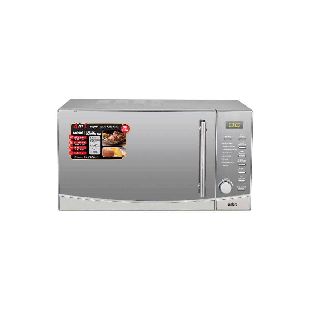 Sanford 30-liter digital microwave oven with multiple cooking programs