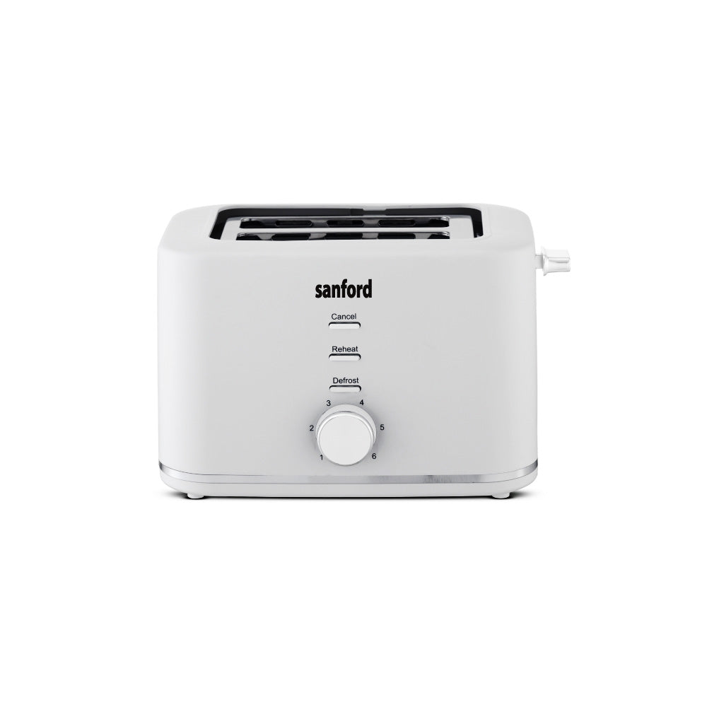 Sanford 2-Slice Toaster with 6 Browning Levels, Defrost & Cool Touch Body - buysanford